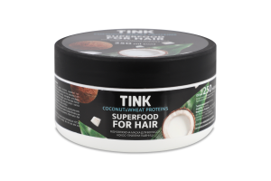 Маска д/волосся Кокос-Протеїни пшениці відновлююча 250мл Тінк