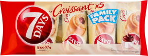 Круассан с какао начинкой 7 Days м/у 5x37г
