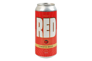 Пиво 0.5л 3.5% напівтемне нефільтроване непастеризоване Red tomato beer Ten Men Brewery з/б