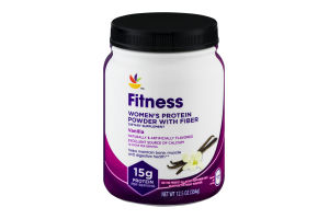 Ahold Fitness Women's Protein Powder with Fiber Dietary Supplement Vanilla