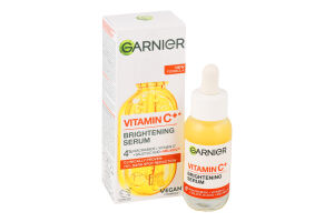 Сыворотка для уменьшения видимости пигментных пятен и сияния кожи лица с витамином C Skin naturals Garnier 30мл