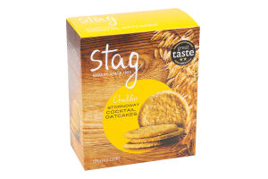 Крекери Stag вівсяні з сиром чеддер