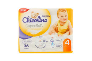 Трусики-подгузники для детей 7-14кг 4 Super Soft Chicolino 36шт