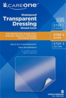 CareOne Waterproof Transparent Dressing Wound Cover - 8 CT