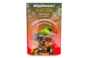 Попкорн з смаком імбирного печива карамелізований 90г Boomza!