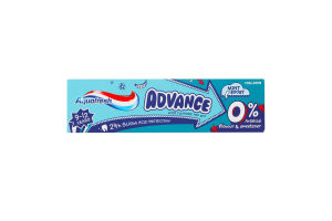 Паста зубная для детей 9-12лет с фтором Advance Aquafresh 75мл