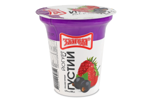 Йогурт 2.2% з цукром та наповнювачем Лісова ягода Злагода ст 230г