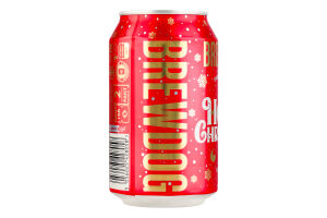 Пиво BrewDog Hoppy Christmas світле філ з/б