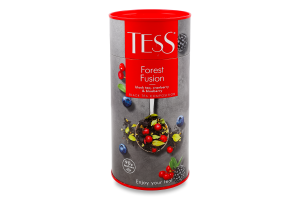 Чай Forest Fusion чорний 90г тубус Tess