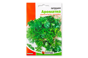 Насіння Петрушка Ароматна листкова пакет гігант 20г Яскрава