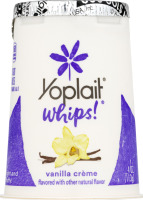 Yoplait Whips! Mousse Yogurt Vanilla Creme