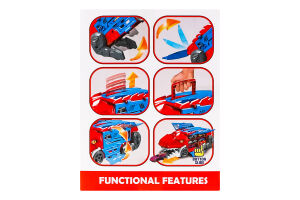 Н-р ігр Six-Six-Zero Трек2в1 Паща динозавра 986013