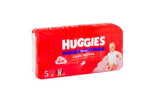 Трусики-підгузники для дівчаток 12-17кг 5 Little Movers Pants Huggies 48шт