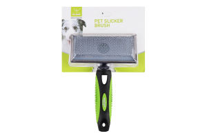 Щітка-пуходерка для тварин 5,5х11,5см мікс