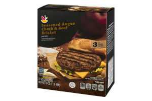 Ahold Seasoned Angus Chuck & Beef Brisket - 3 CT