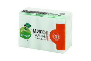Мило туалетне Яблуко ТМ "1" 4х70г