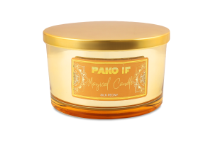 Свічка ароматична Magical candle Silk peony парафін скло 450г Пако ІФ