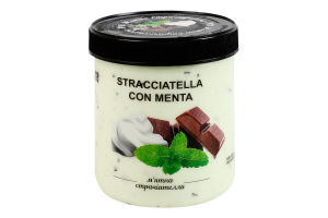 Морозиво М'ятна Страчіателла La Gelateria Italiana п/б 330г