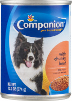 Companion Dog Food with Chunky Beef