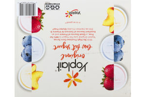 Yoplait Original Low Fat Yogurt Strawberry, Mountain Blueberry, Harvest Peach - 18 CT