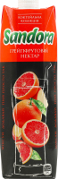 Нектар неосветленный пастеризованный грейпфрутовый Коктейльная коллекция Sandora т/п 950мл