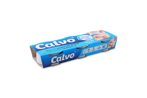 Тунец в подсолнечном масле Calvo к/у 3х65г