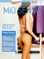Колготки жіночі Mio Senso Naked Beauty 20den 2 eclair