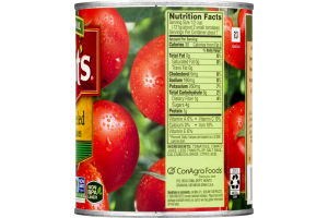 Hunt's 100% Natural Basil Whole Peeled Plum Tomatoes