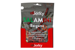 Ковбаски Bergamo Salamini OбJerky с/в м/у 85г
