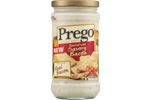 Prego Alfredo Sauce Savory Bacon