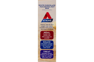 Atkins Snack White Chocolate Macadamia Nut Bar - 5 CT