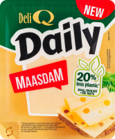 Сир Deli Q DAILY Маасдам 45% кор/мол слайс