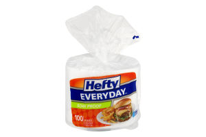 Hefty Everyday Soak Proof Plates - 100 CT
