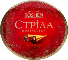 Конфеты глазированные шоколадной глазурью Стрела Подольская Roshen к/у 200г