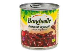 Фасоль красная консервированная стерилизованная Bonduelle ж/б 400г