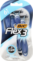 Бритва без сменных картриджей 3 лезвия Flex 3 BiC 6шт
