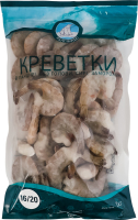 Креветки заморожені в панцирі сирі 16/20 Polar Seafood б/г м/у 1кг