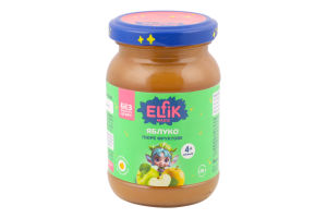 Пюре для детей от 4мес фруктовое Яблоко Elfik Magic с/б 170г
