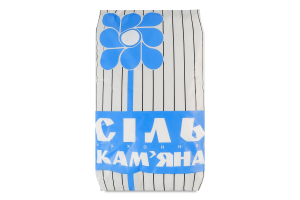 Сіль кухонна кам'яна помел №1 НЗ м/у 1кг