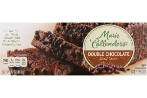 Marie Callender's Loaf Cake Double Chocolate