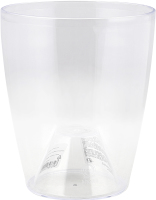 Горщик д/орхідей прозорий 12*14см Алеана