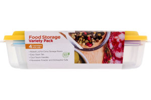 Smart Living Food Storage Variety Pack - 4 CT