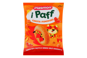 Снеки кукурузные для детей от 12мес с морковью и томатами Baby Puffs Plasmon м/у 15г