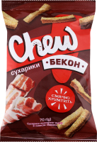 Сухарики пшенично-житні Бекон Chew м/у 70г