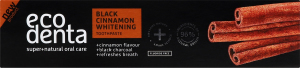 Паста зубна Відбілююча з вугіллям та корицею 100мл Екодента