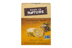 Back To Nature Sunflower Basil Crackers