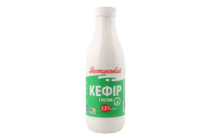 Кефір 2.5% густий Яготинський п/пл 750г