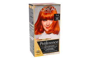 Фарба для волосся Preference №7.4 L'Oreal Paris 1шт