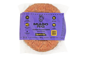 Ковбаса зі свинини Домашня Miasorig в/к в/у 0.25кг