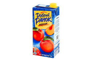 Сок с мякотью стерилизованный Персик Добрий Ранок т/п 1л